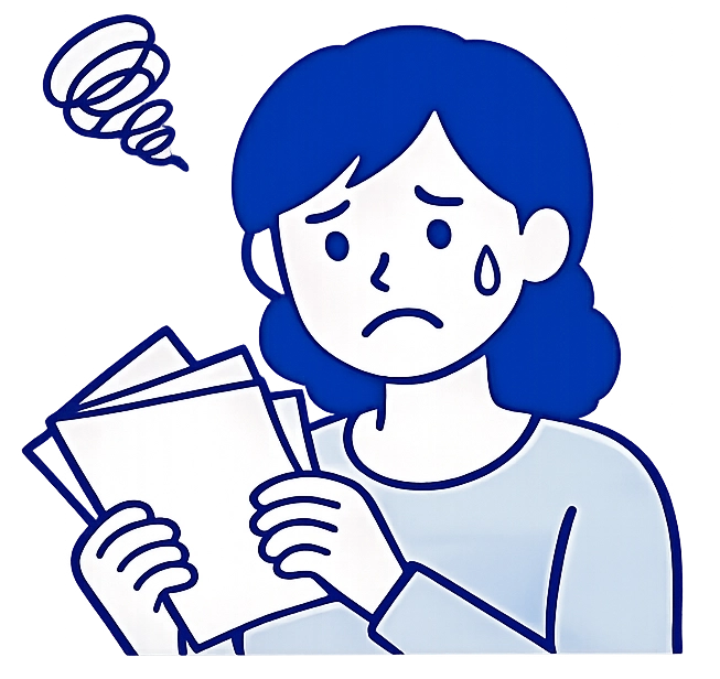 行政書類の作成に悩む保育園のイメージ